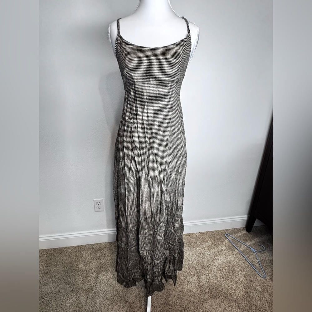 Express Black and White Maxi Dress